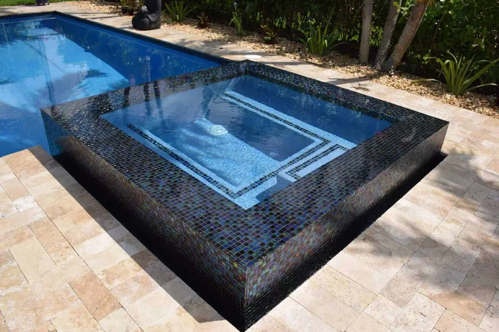 Custom inground pool built by Dream Pools FL in Miami-Dade County