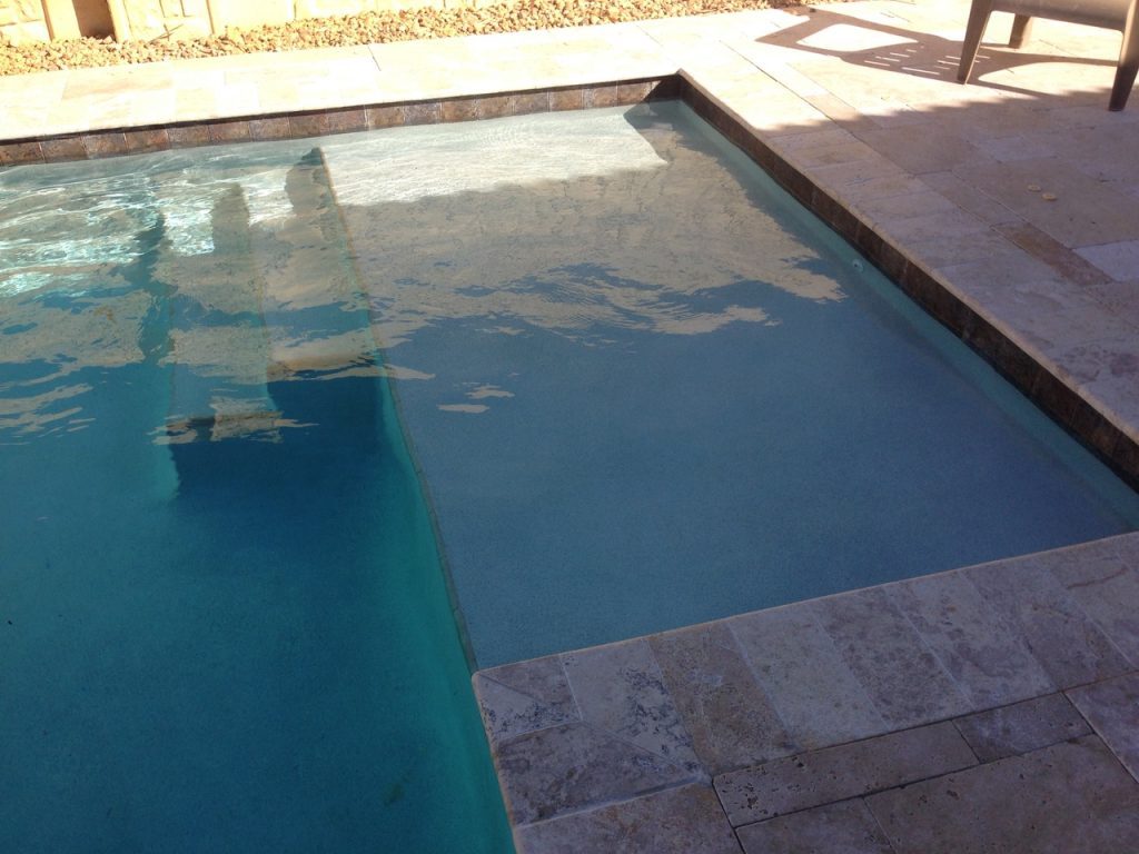 New custom pool construction project in South Florida
