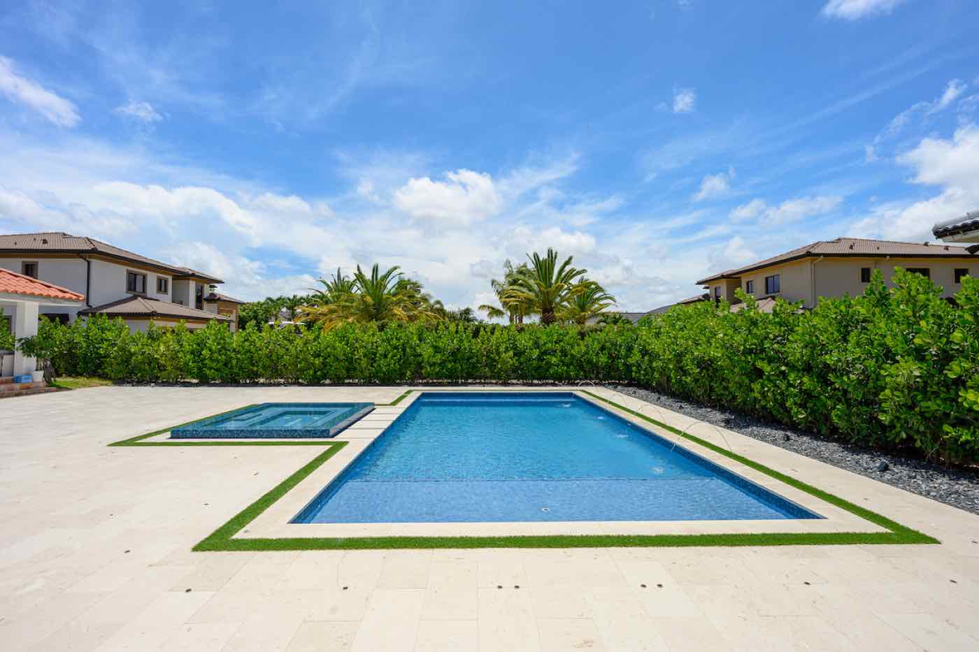 Dream Pools of South Florida completed pool build